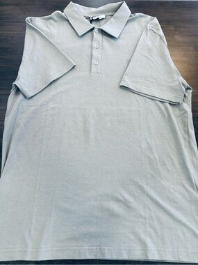 Versace NWT Short-Sleeve Polo Shirt - Light Gray